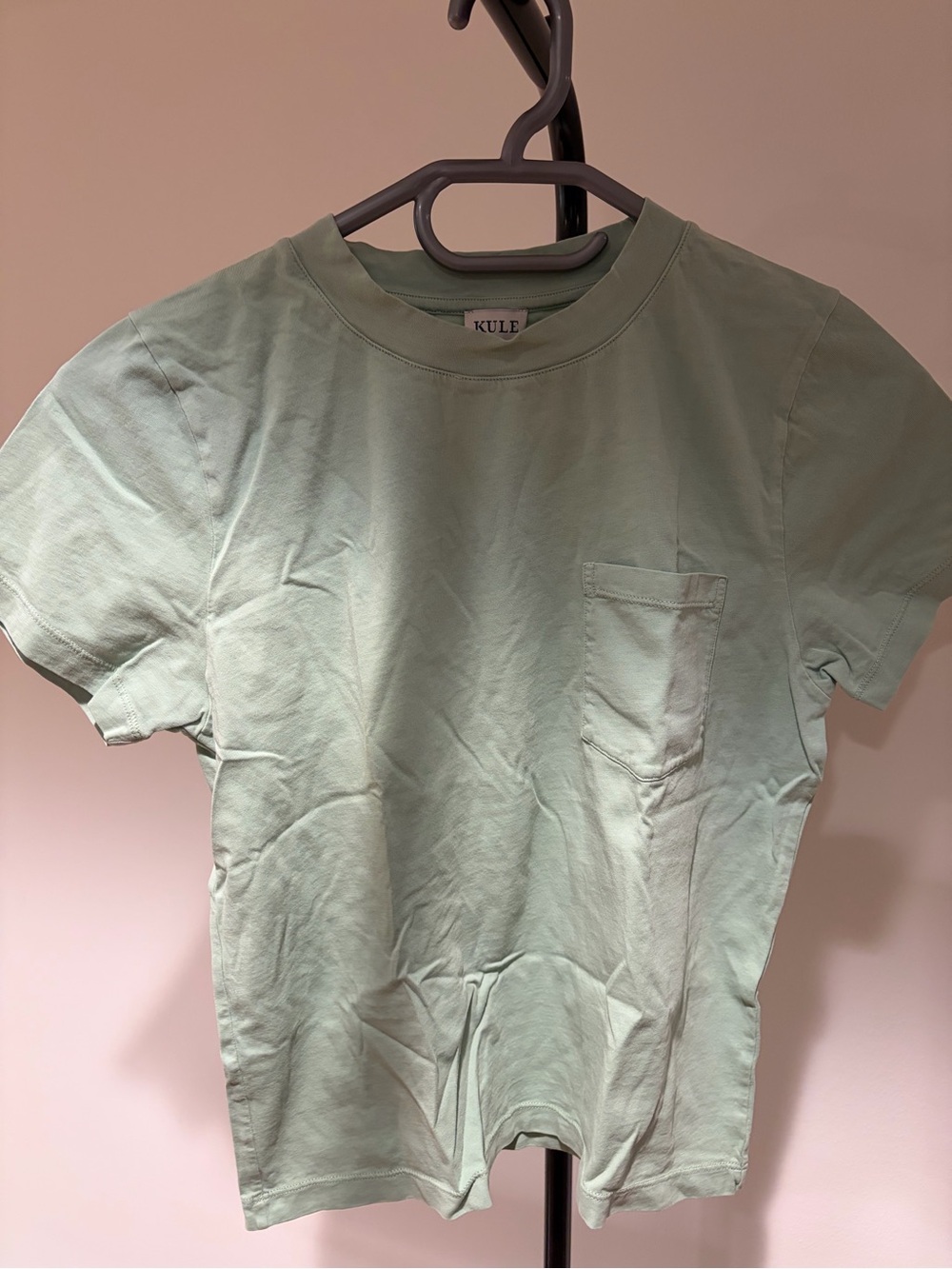 KULE Mint Green Short-Sleeve Pocket Tee